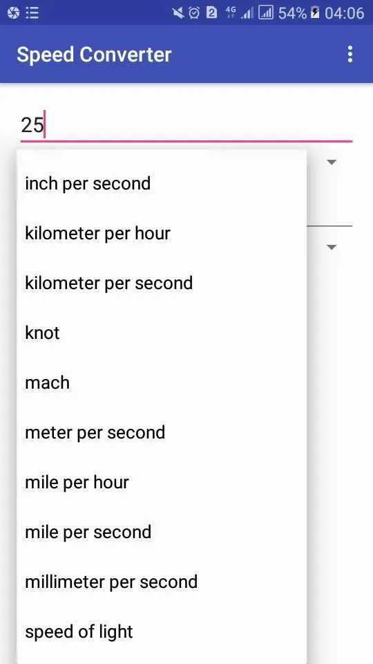 speed converter : kmph to mph  | Indus Appstore | Screenshot