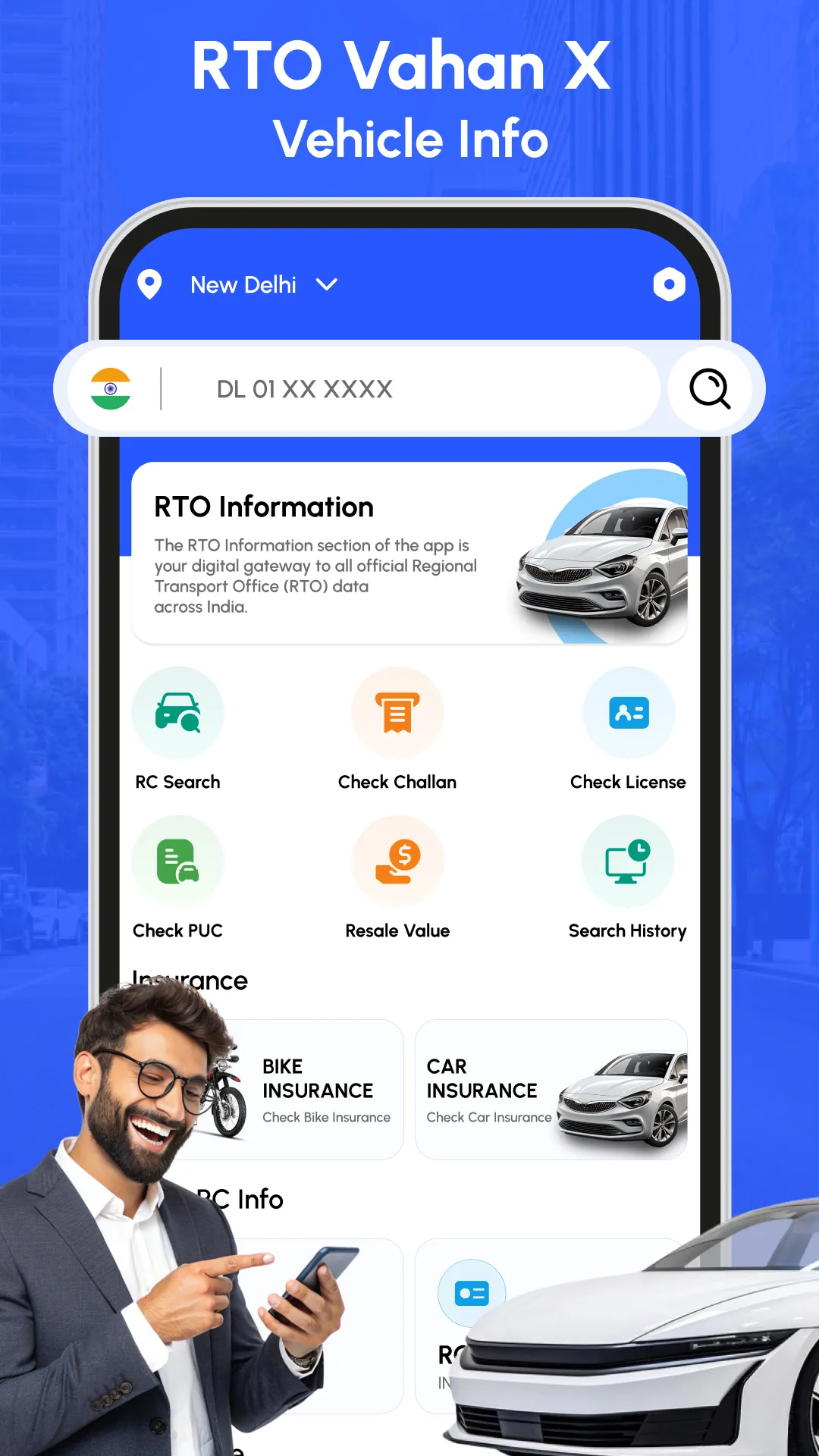 RTO Vahan X - Vehicle Info App | Indus Appstore | Screenshot