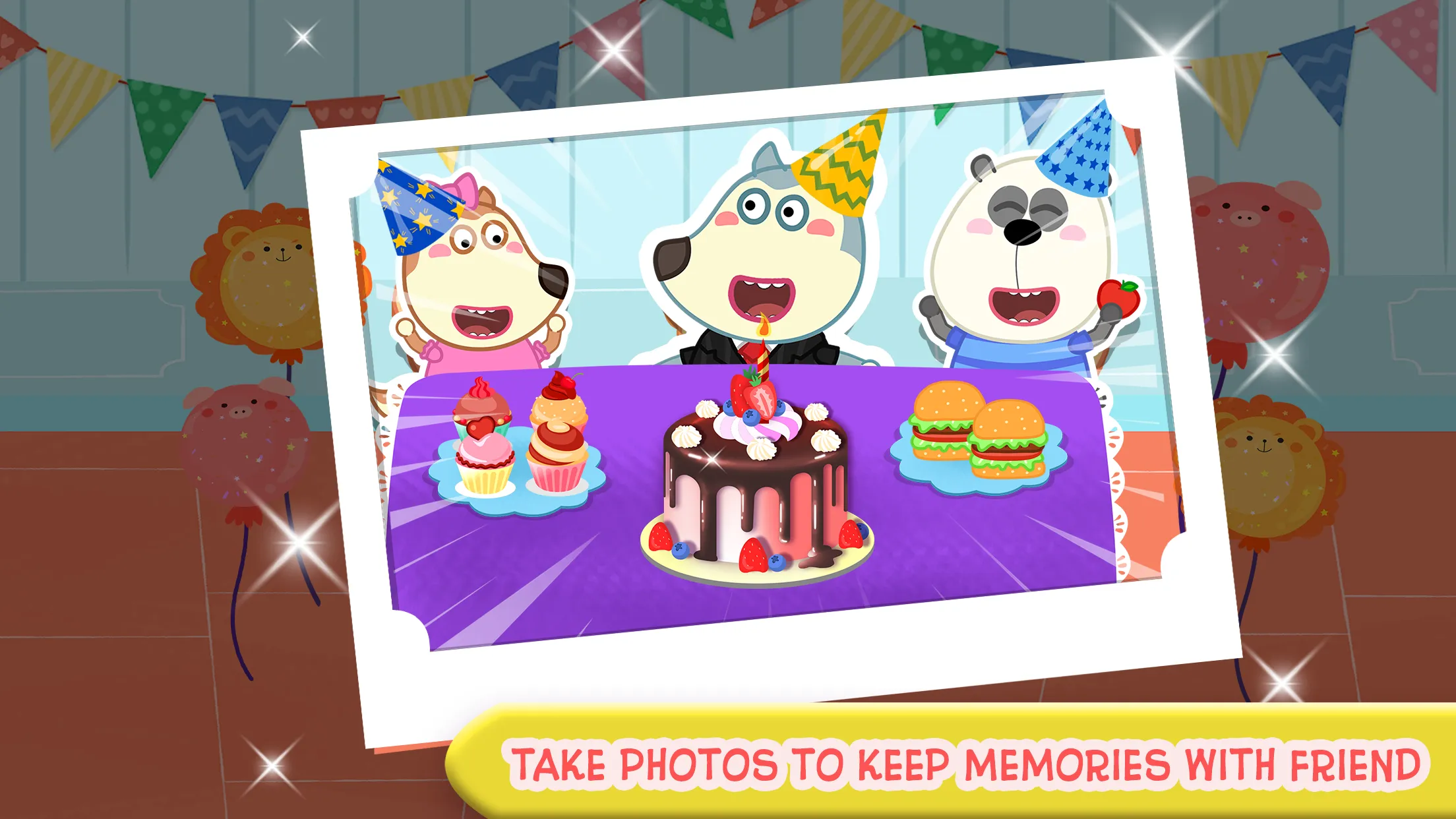 Wolfoo's Birthday Celebration | Indus Appstore | Screenshot