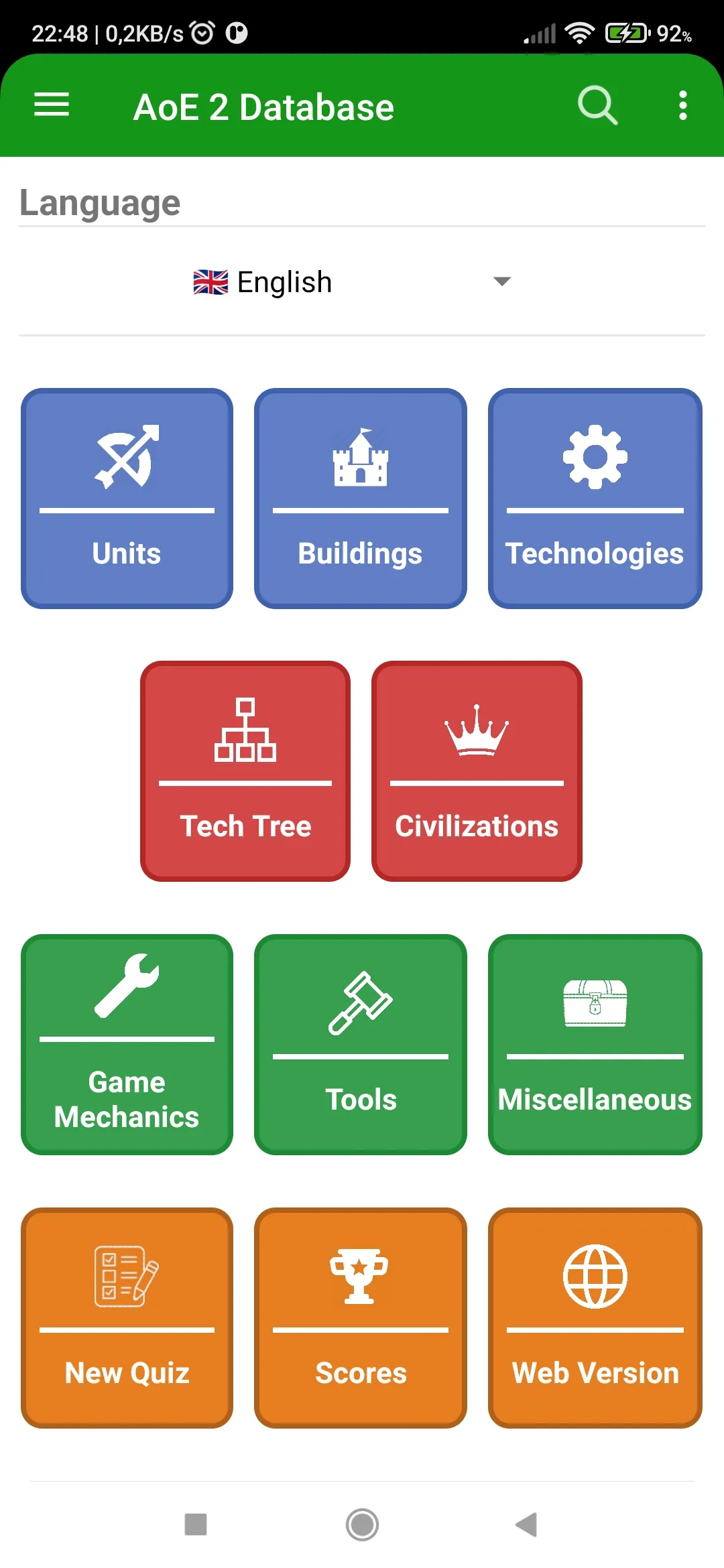 AoE 2 Database | Indus Appstore | Screenshot