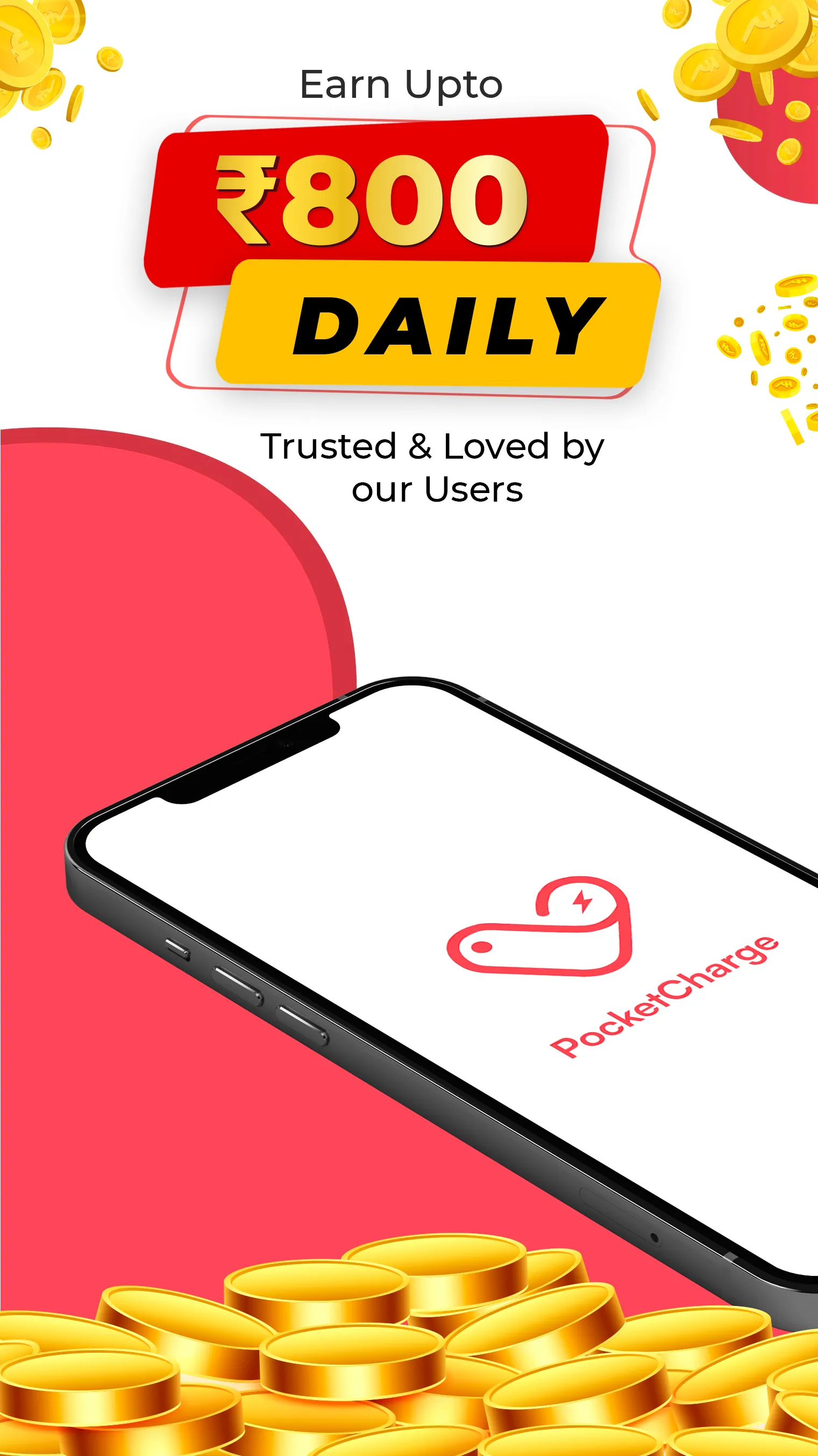 Earning app Pocketcharge | Indus Appstore | Screenshot