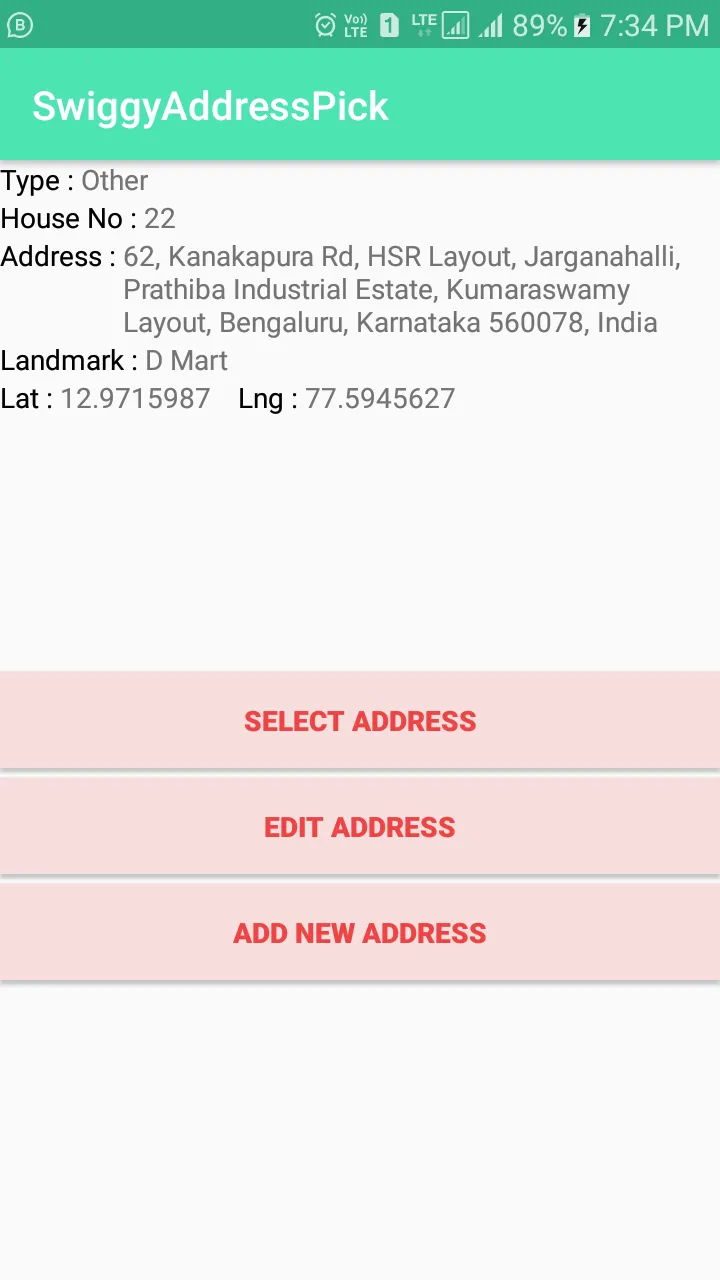 Address Pick | Indus Appstore | Screenshot