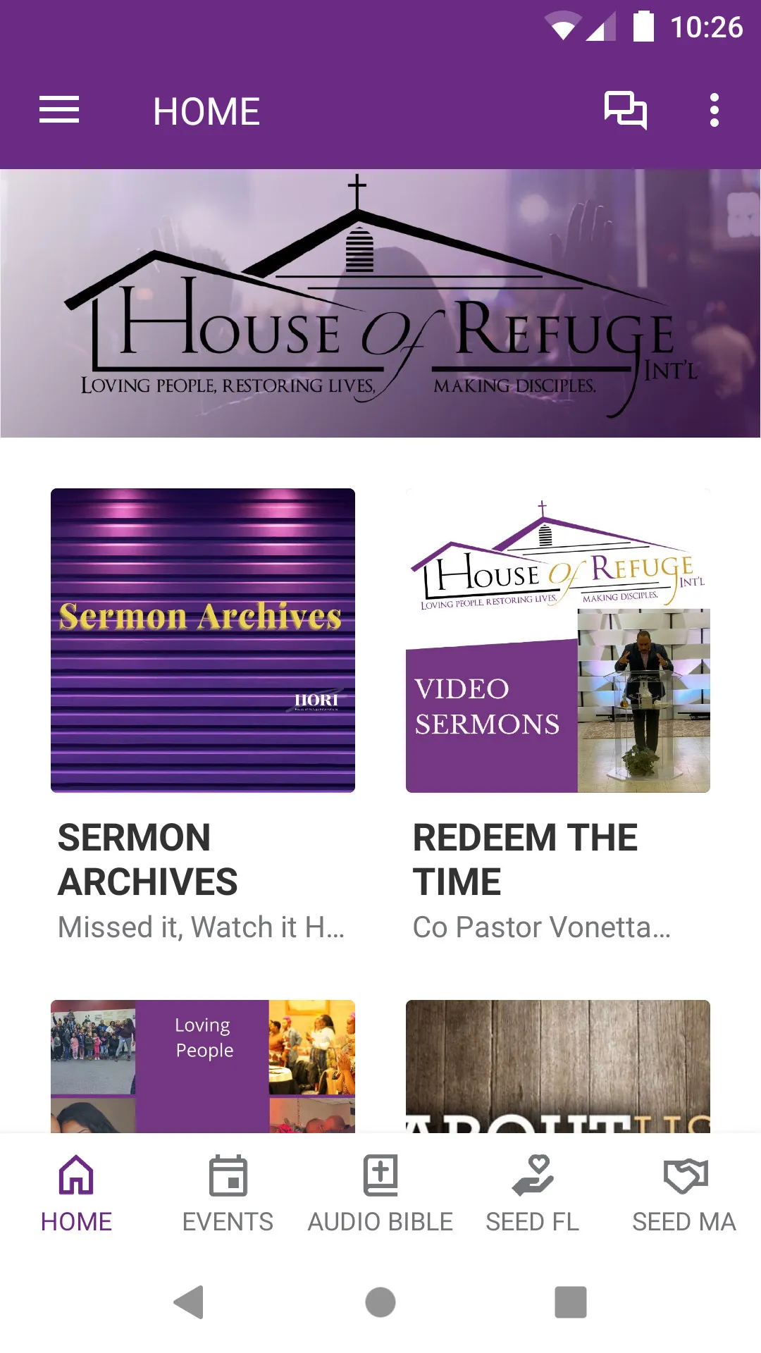 House of Refuge Int'l | Indus Appstore | Screenshot