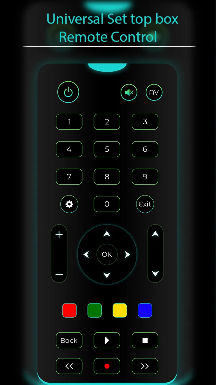 Universal Set Top Box Remote | Indus Appstore | Screenshot