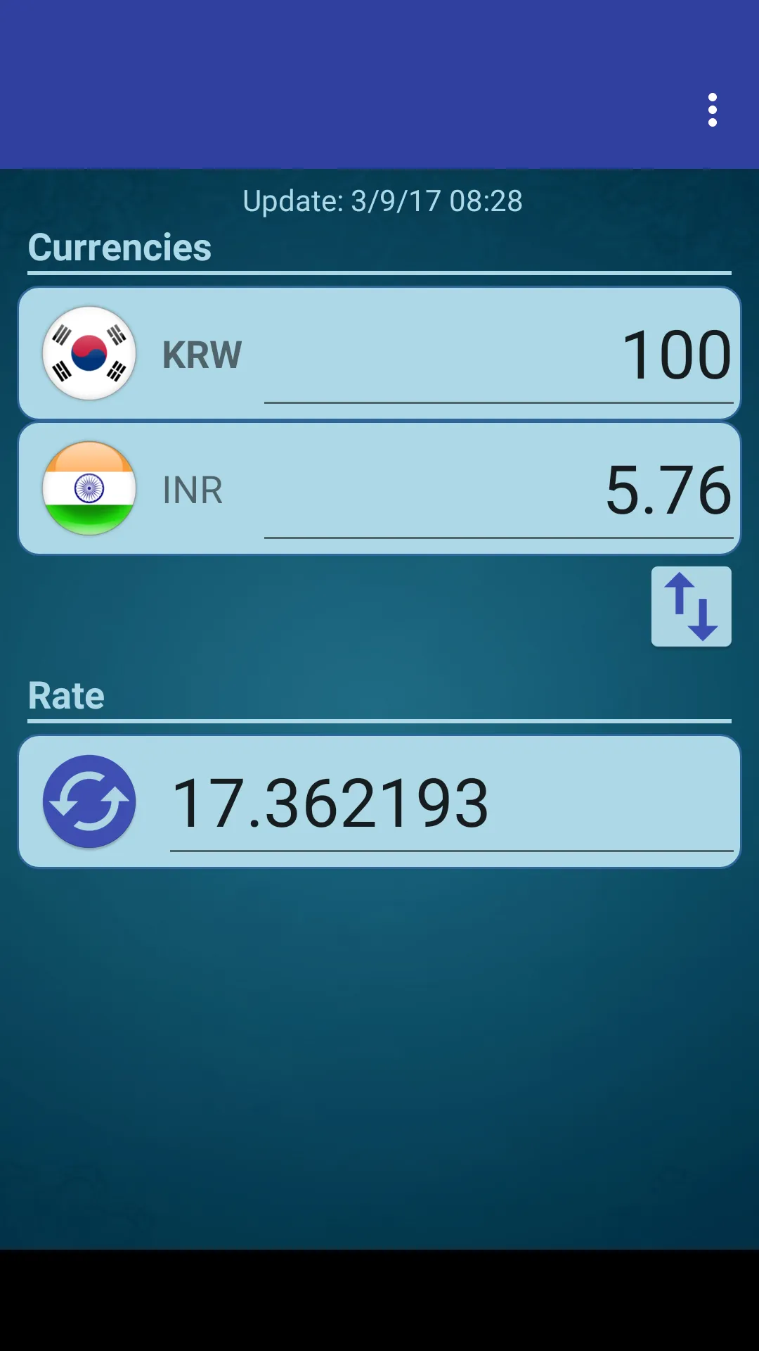 S Korea Won x Indian Rupee | Indus Appstore | Screenshot