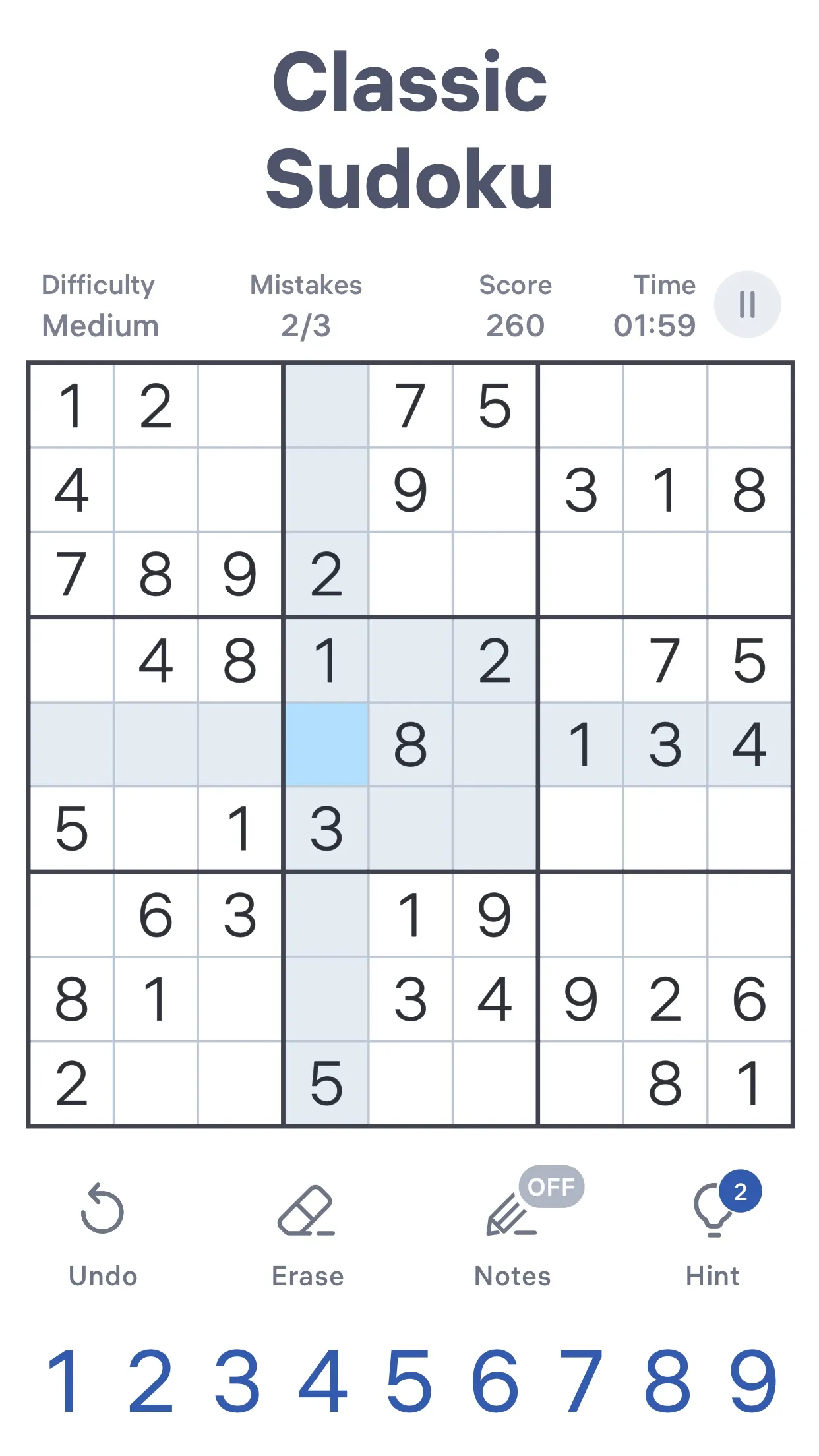 Sudoku.com - Classic Sudoku | Indus Appstore | Screenshot