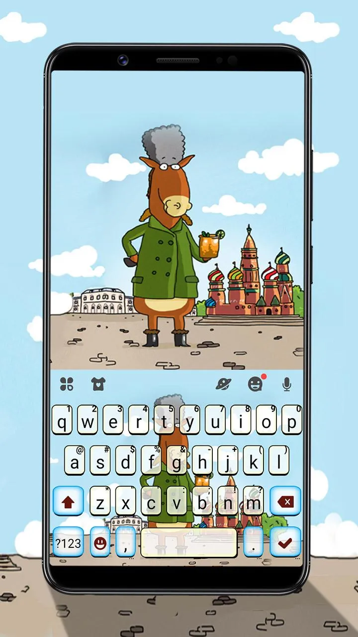 Mule Drinking Keyboard Theme | Indus Appstore | Screenshot