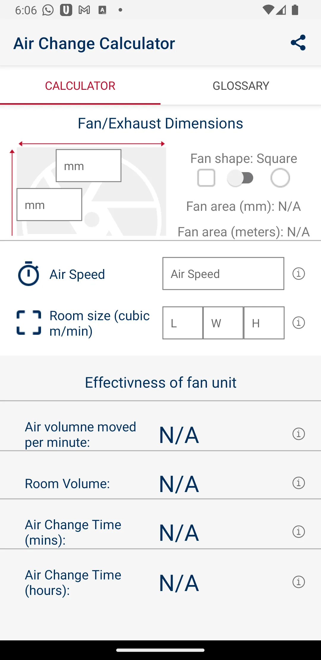 Air Flow Calculator | Indus Appstore | Screenshot