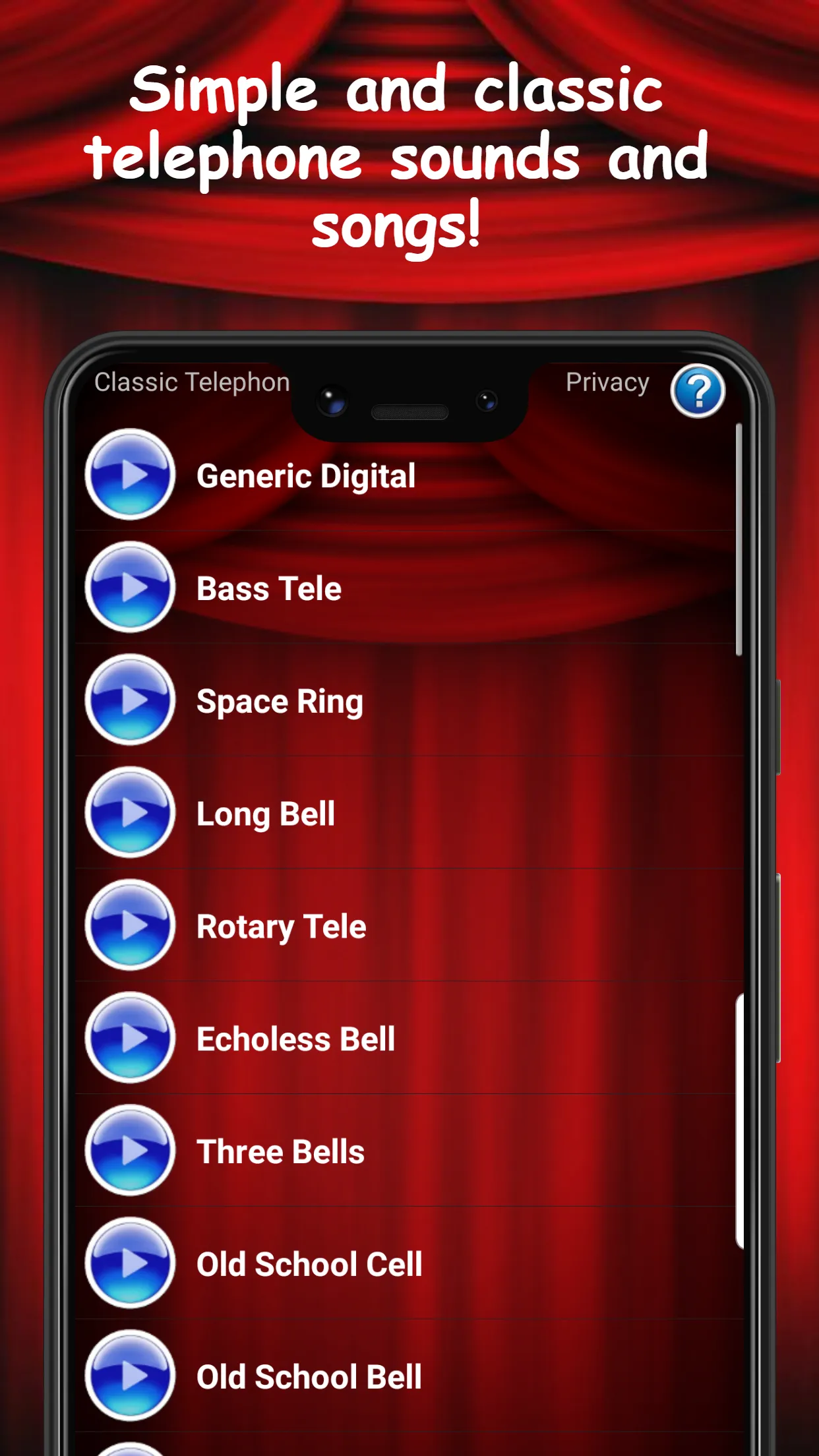 Classic Telephone Ringtones | Indus Appstore | Screenshot