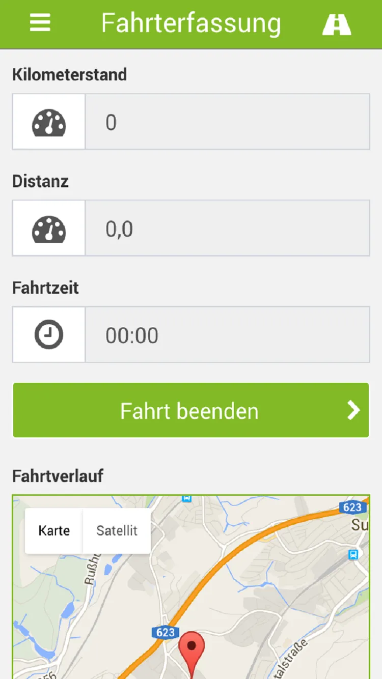 KFZ Fahrtenbuch 6.0 mobile | Indus Appstore | Screenshot