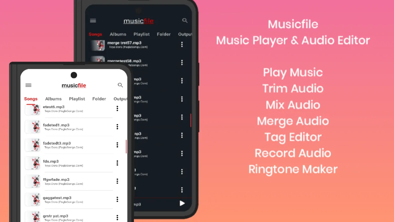 Musicfile music player &editor | Indus Appstore | Screenshot