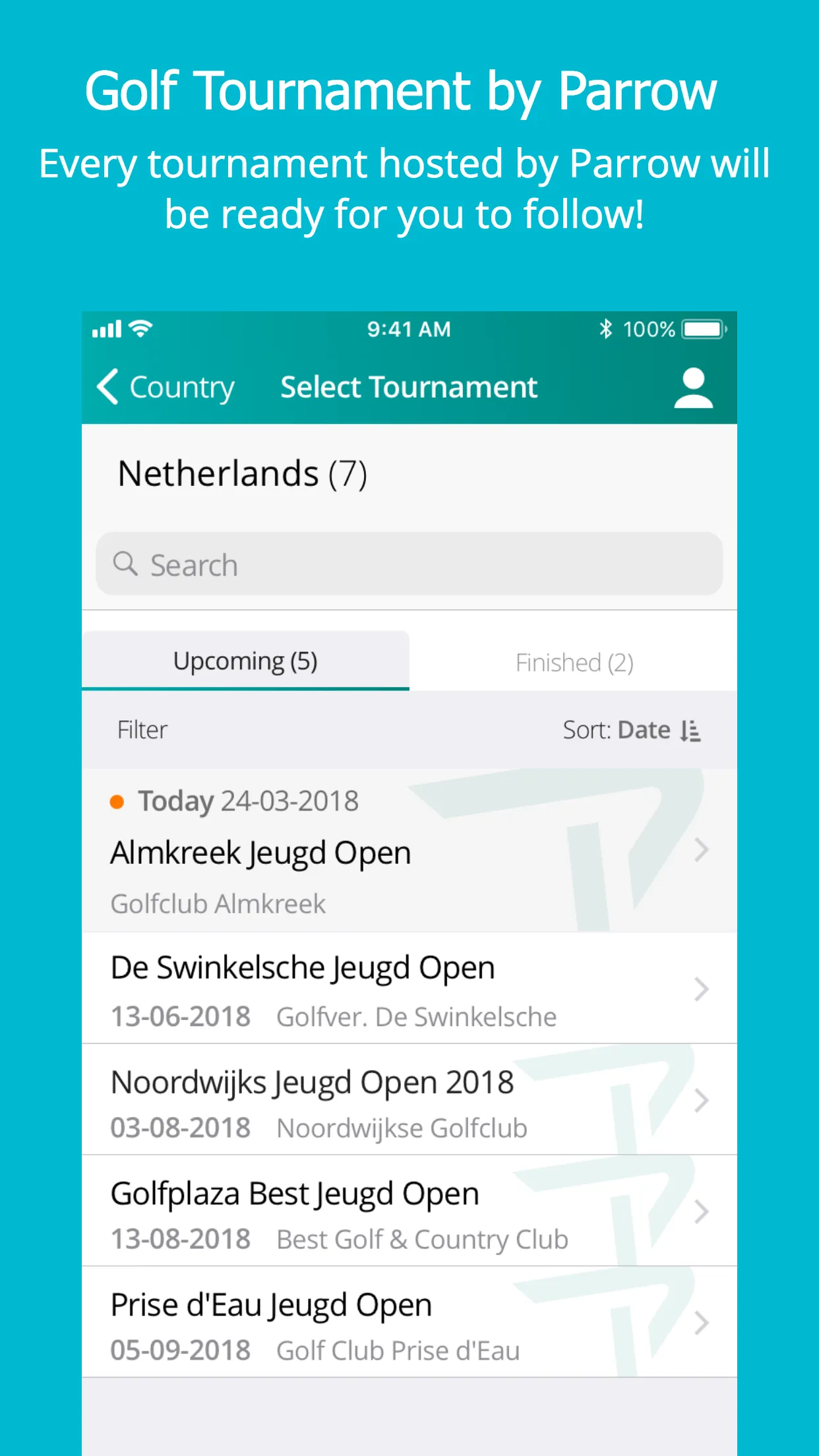 Parrow - Live Golf Scoring | Indus Appstore | Screenshot