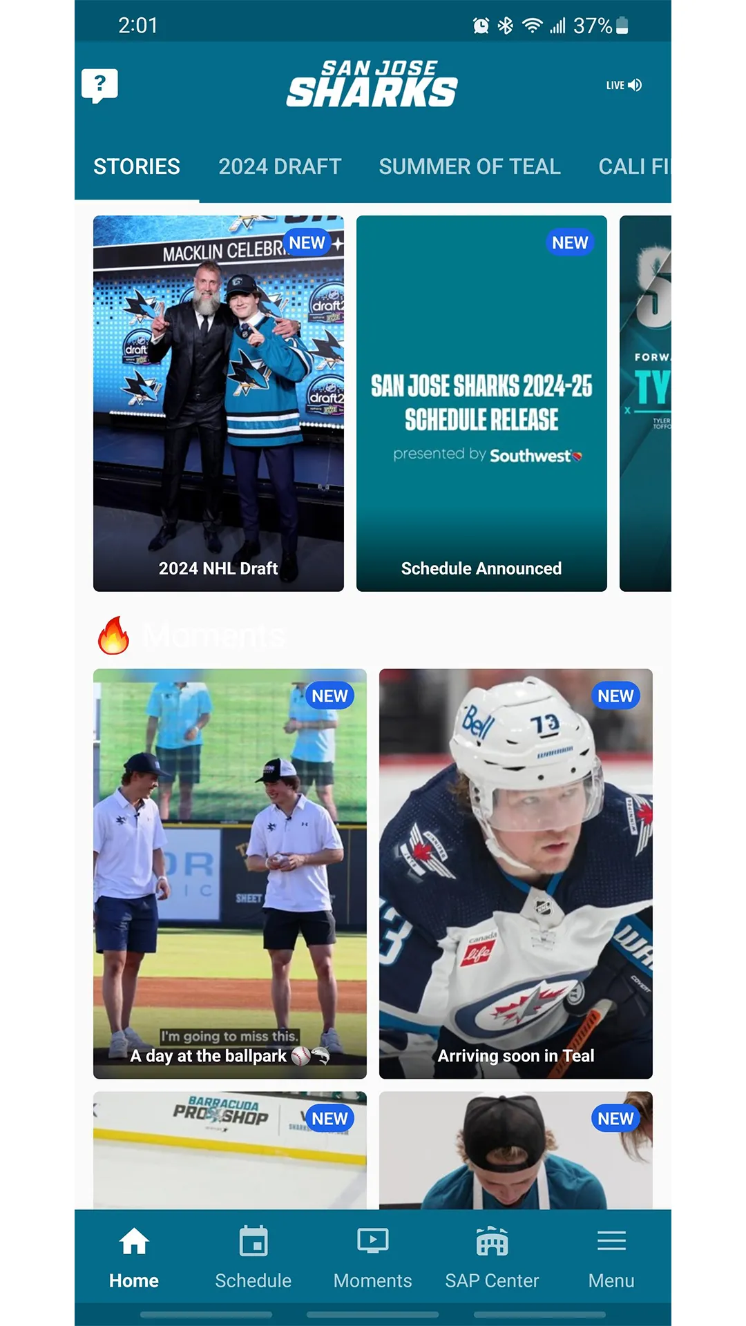 San Jose Sharks + SAP Center | Indus Appstore | Screenshot