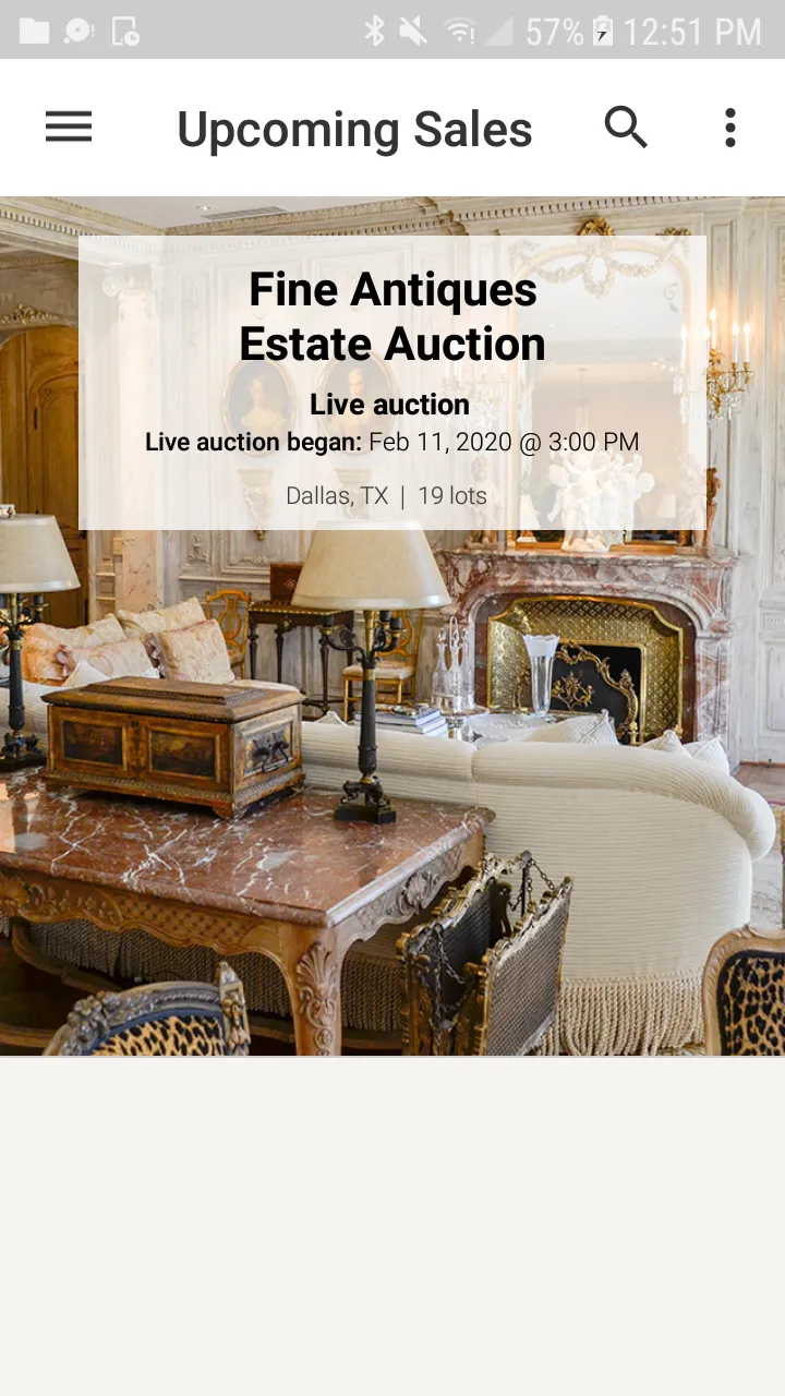 J. Garrett Auctioneers | Indus Appstore | Screenshot