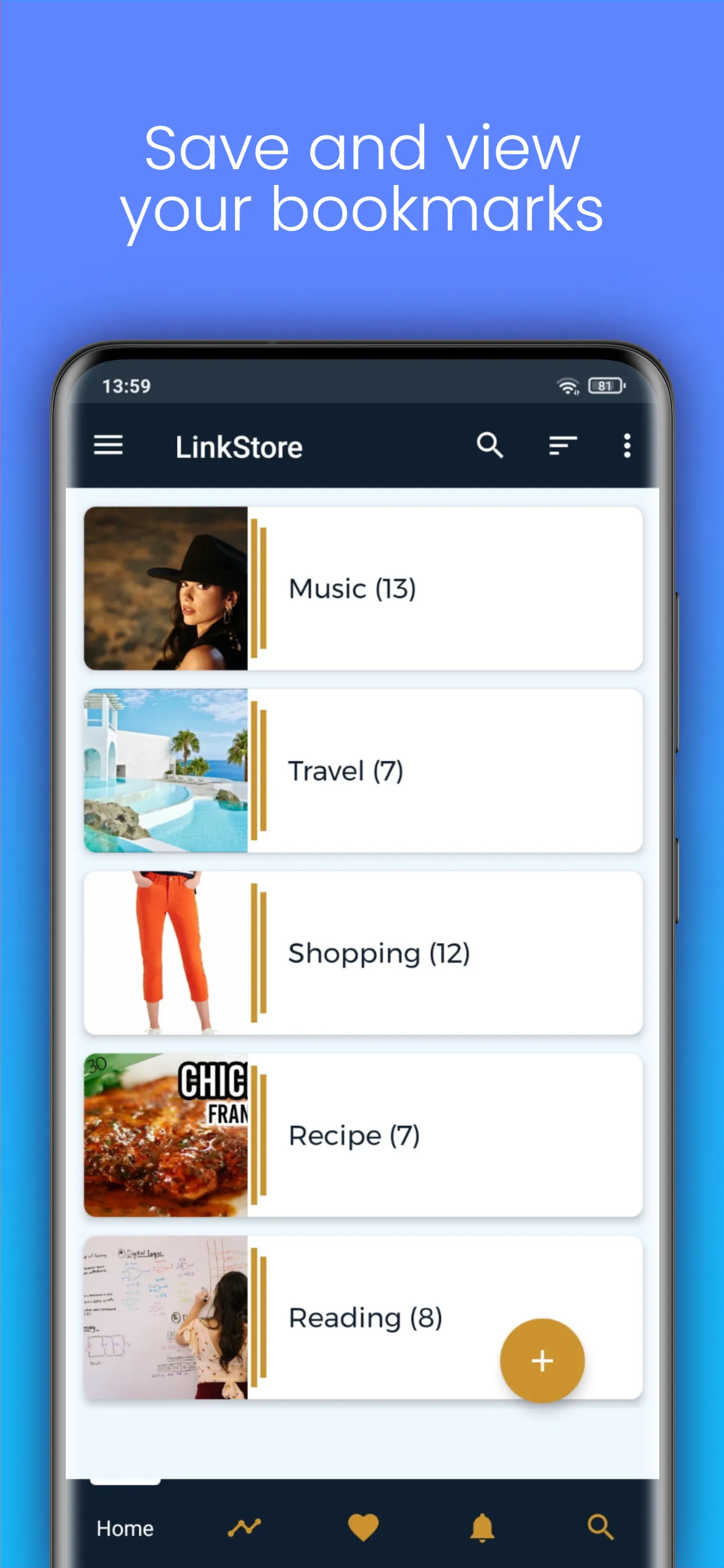 LinkStore: Save, Read, Watch | Indus Appstore | Screenshot