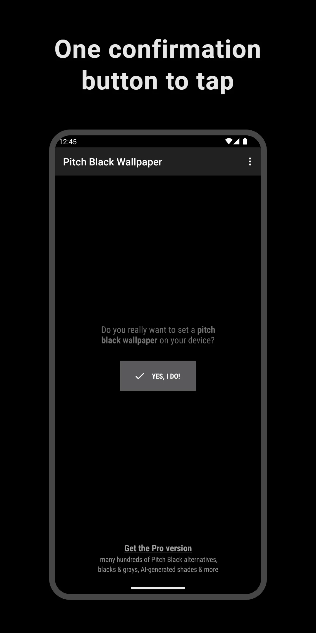 Pitch Black Wallpaper | Indus Appstore | Screenshot