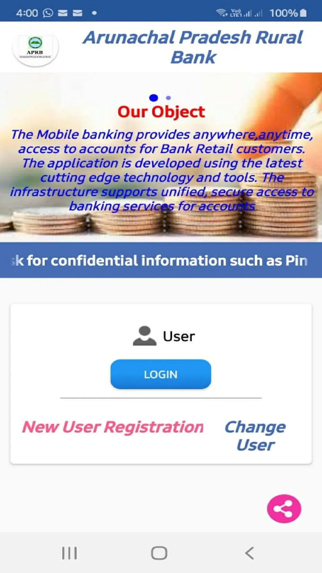 APRB Mobile Banking | Indus Appstore | Screenshot