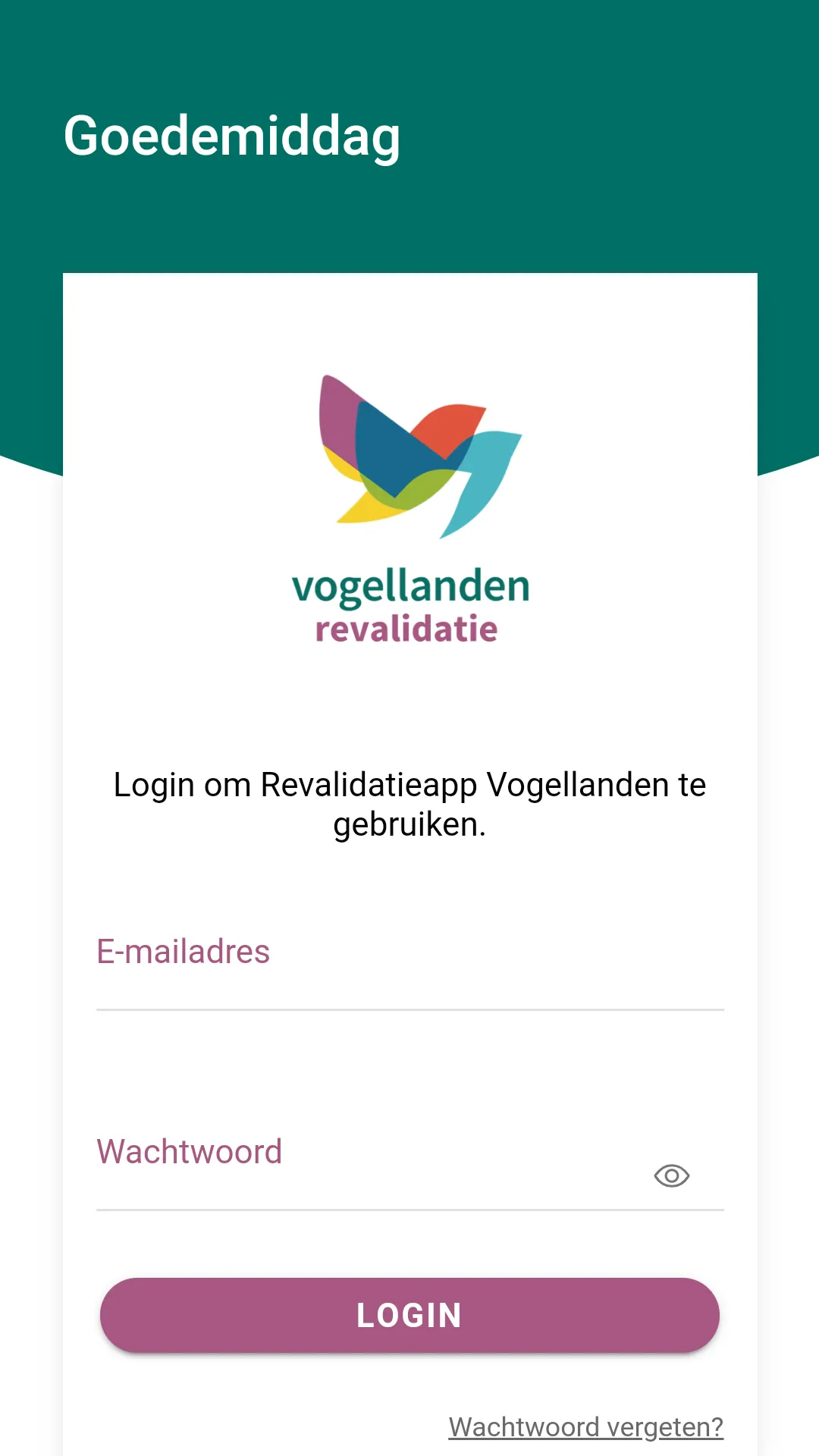 Revalidatie App Vogellanden | Indus Appstore | Screenshot