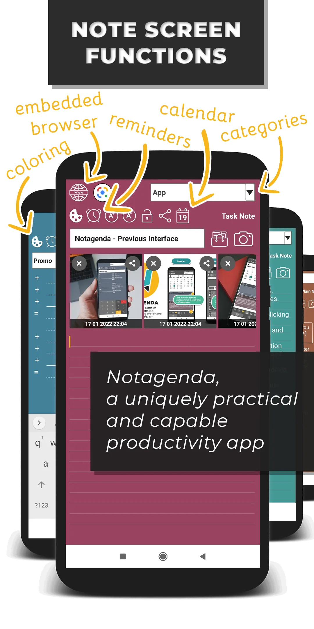 Notagenda - Notes & Calendar | Indus Appstore | Screenshot