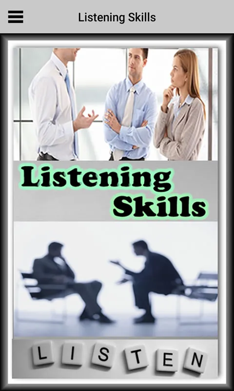 Listening Skills | Indus Appstore | Screenshot