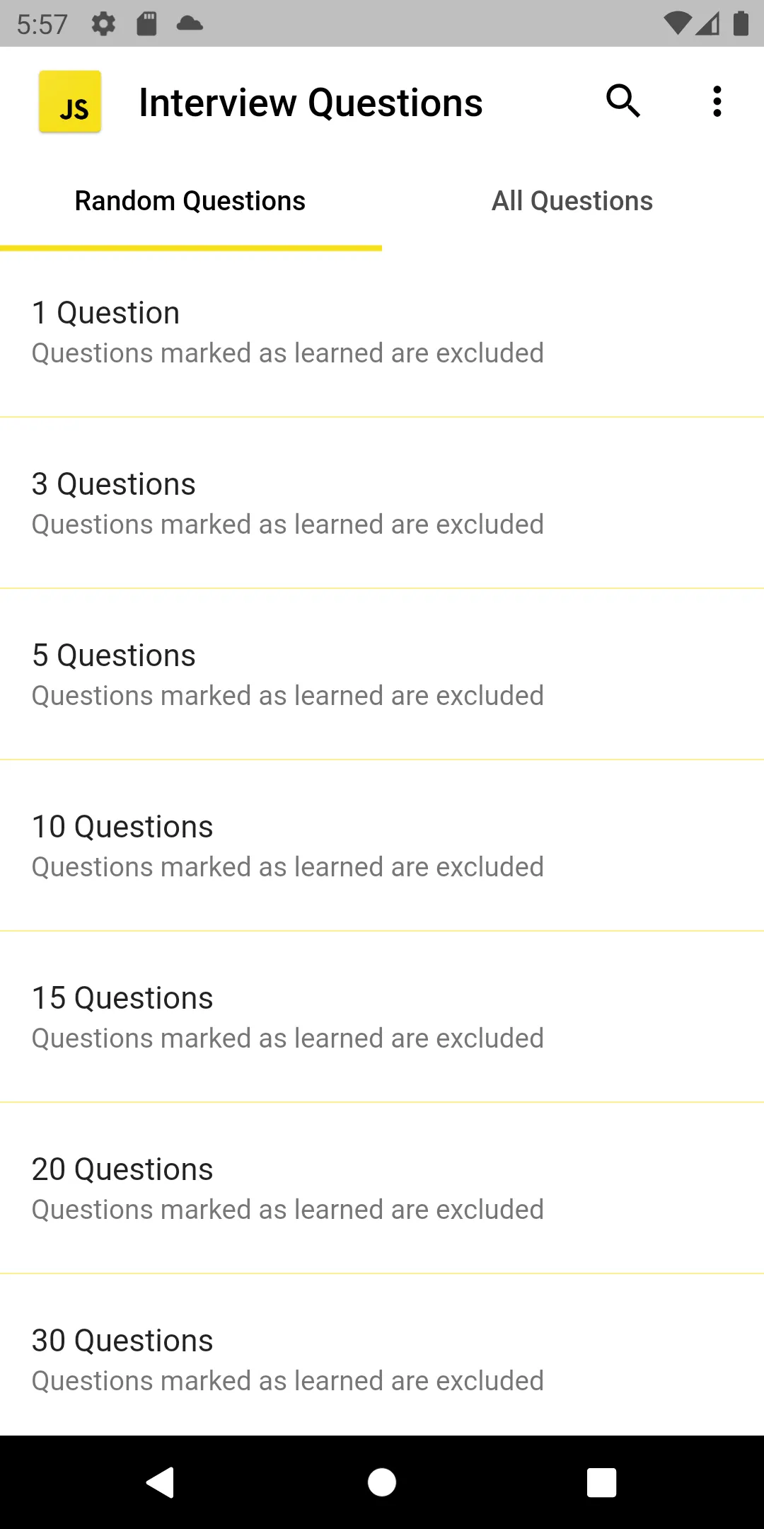 Javascript Interview Questions | Indus Appstore | Screenshot