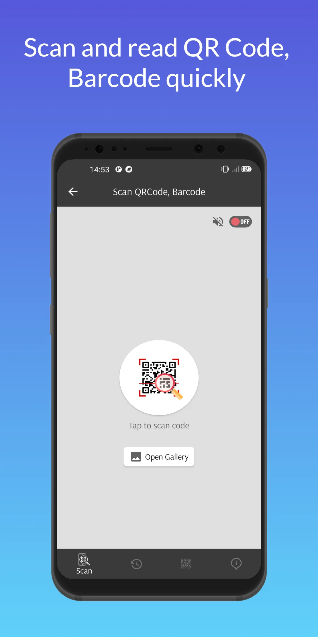 QR Code Barcode Scanner Reader | Indus Appstore | Screenshot