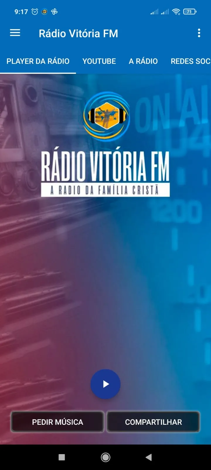 Rádio Vitória FM | Indus Appstore | Screenshot