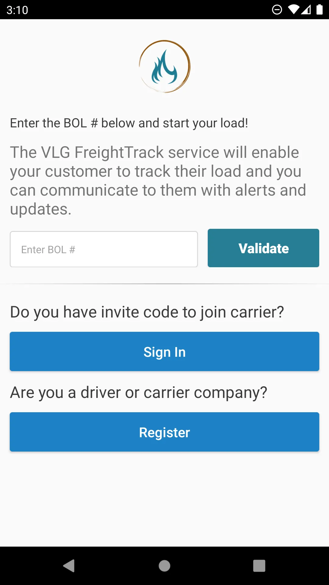 VLG FreightTrack | Indus Appstore | Screenshot