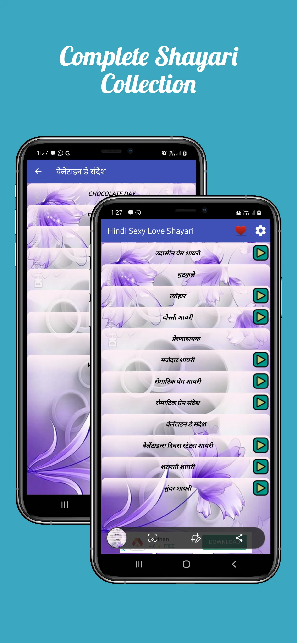 True Love Shayari Hindi 2024 | Indus Appstore | Screenshot