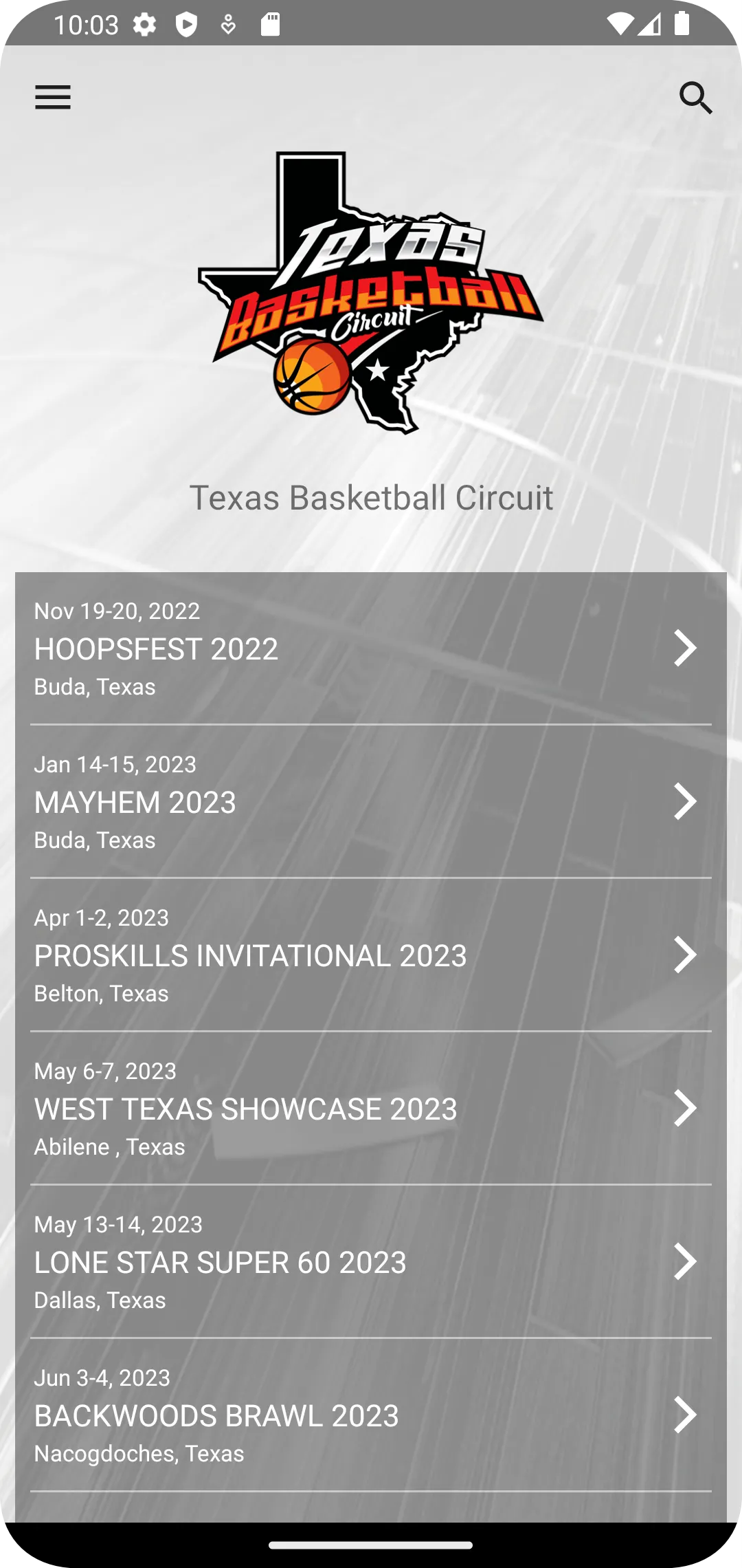 Texas Basketball Circuit | Indus Appstore | Screenshot