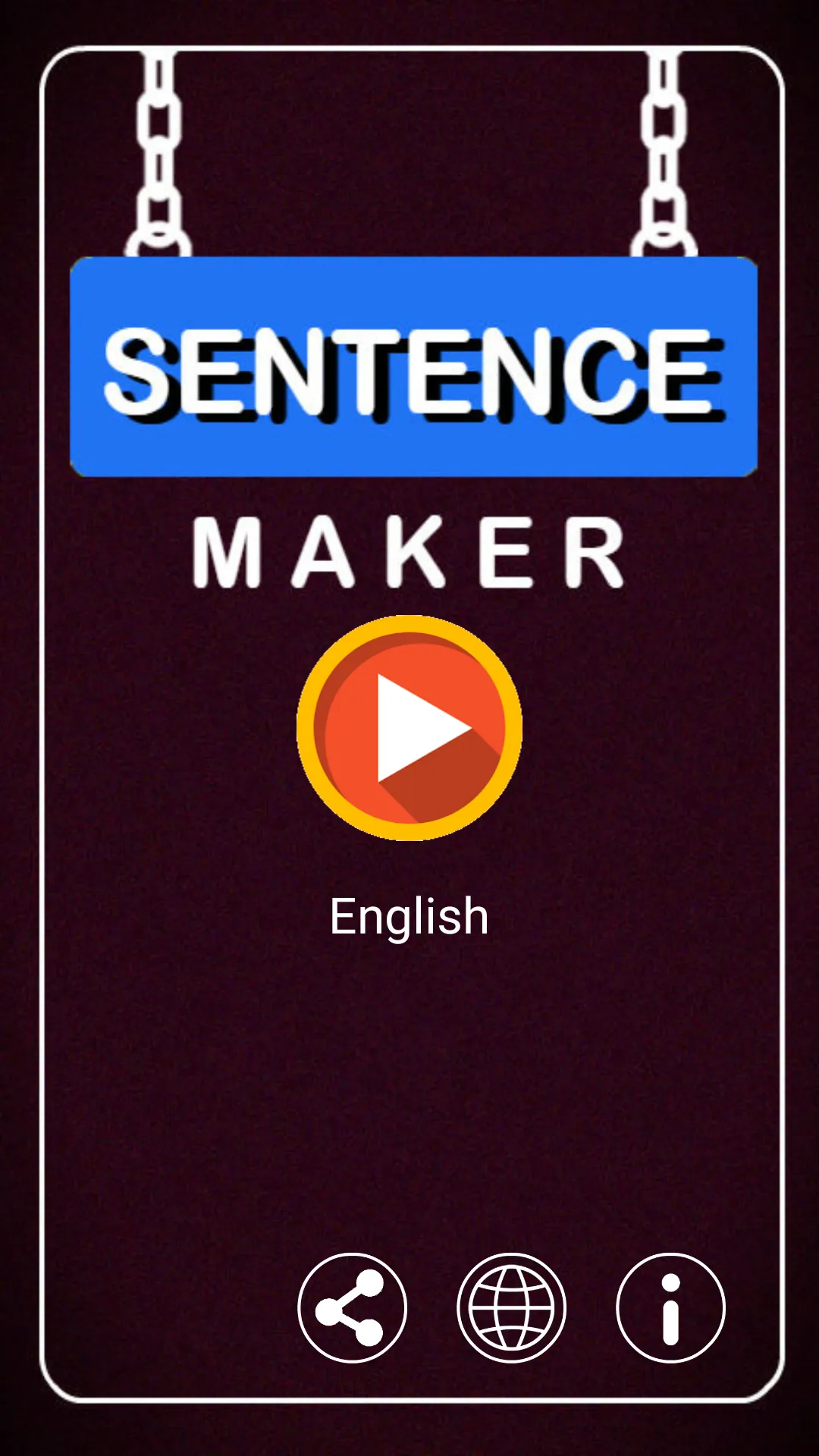 Sentence Maker - A Word Game | Indus Appstore | Screenshot