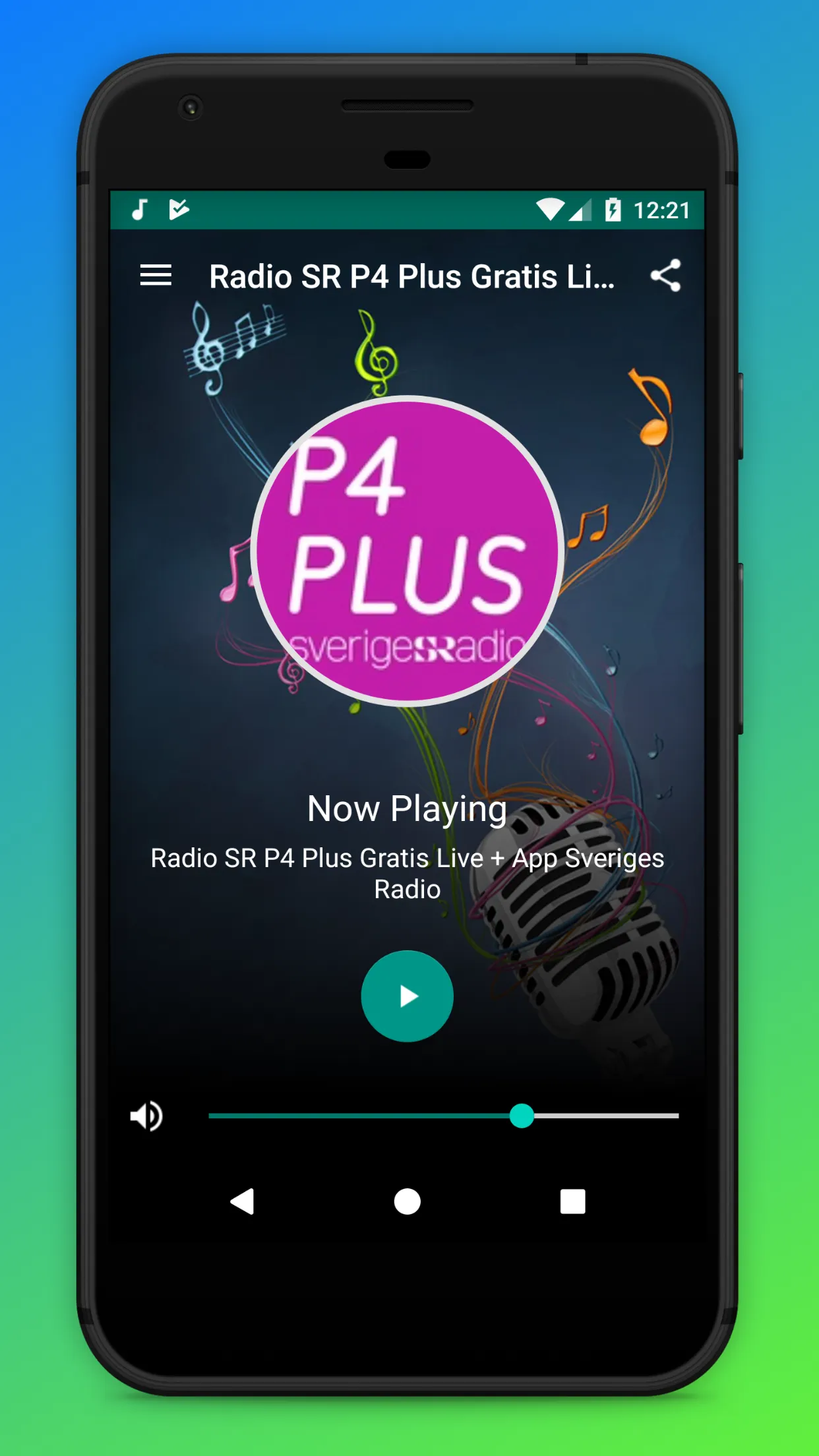 SR Radio P4 Plus Sveriges App | Indus Appstore | Screenshot