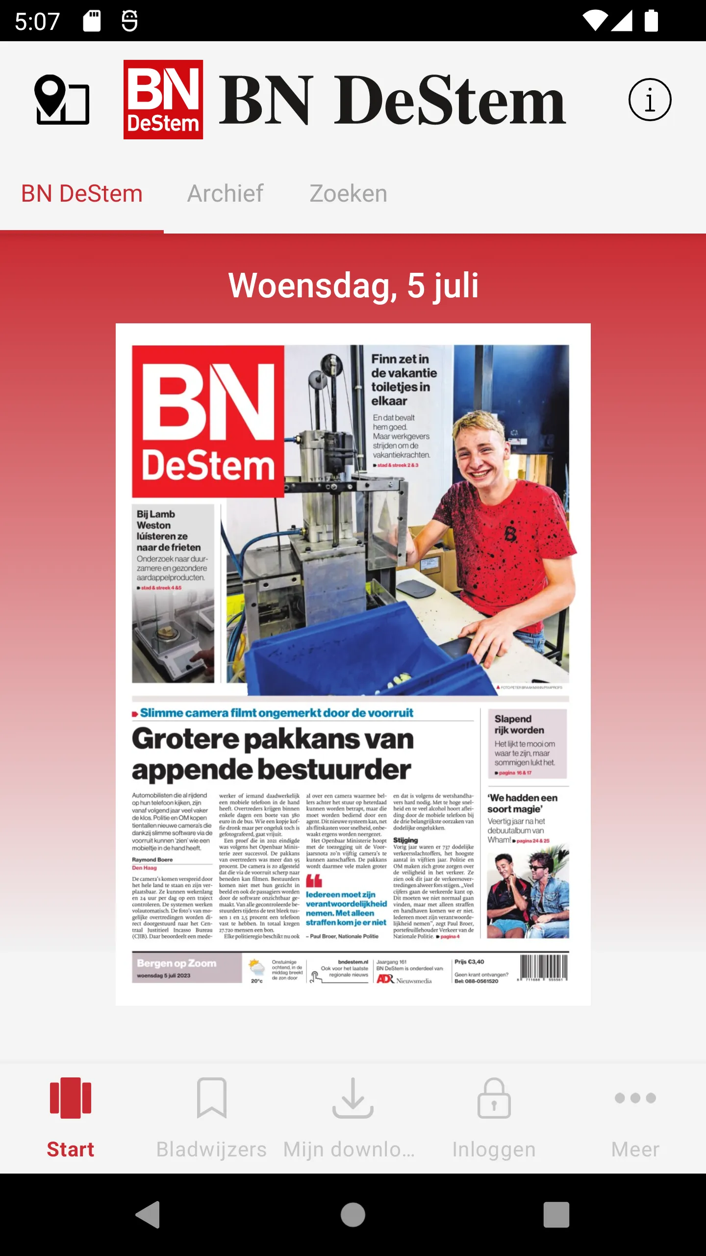 BN DeStem - Digitale krant | Indus Appstore | Screenshot