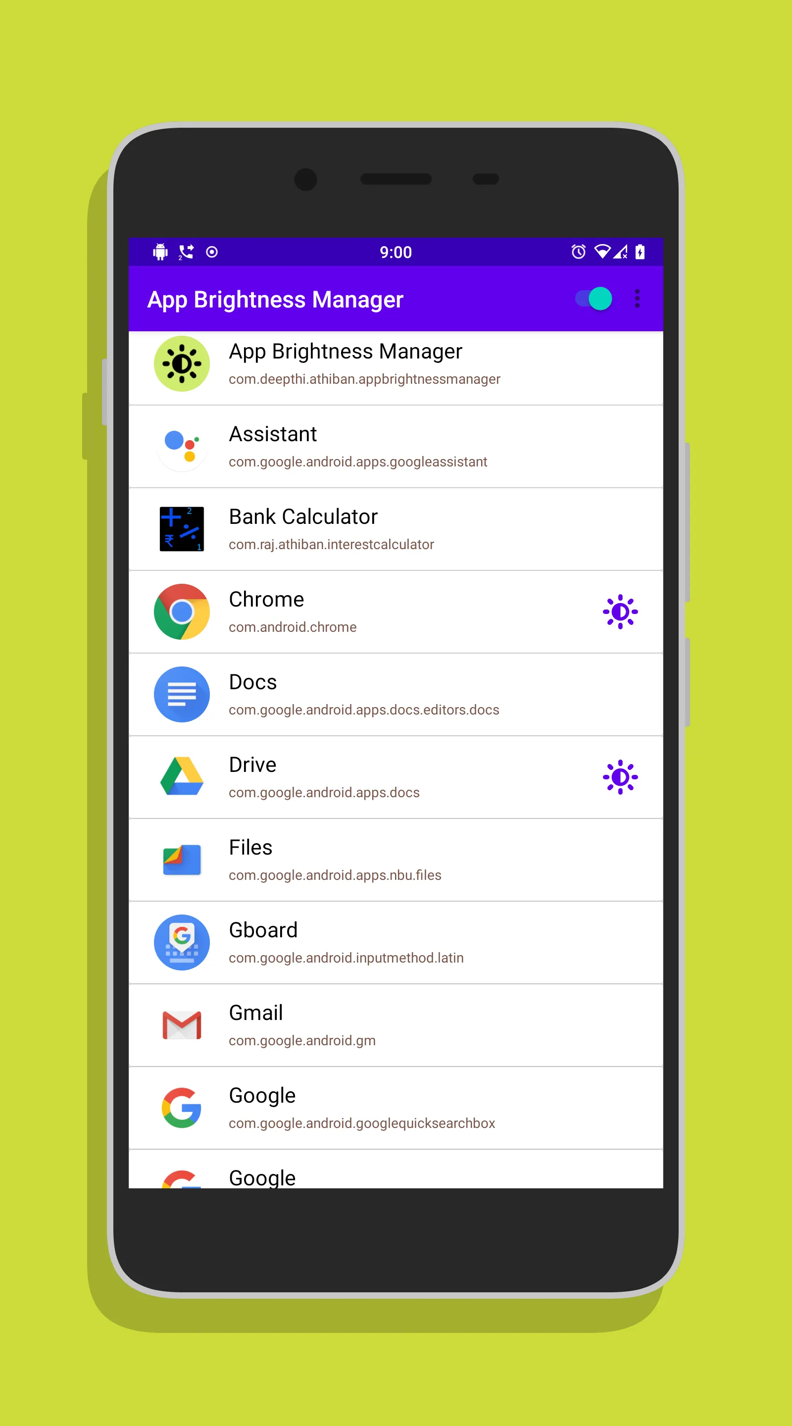 App Brightness Manager | Indus Appstore | Screenshot