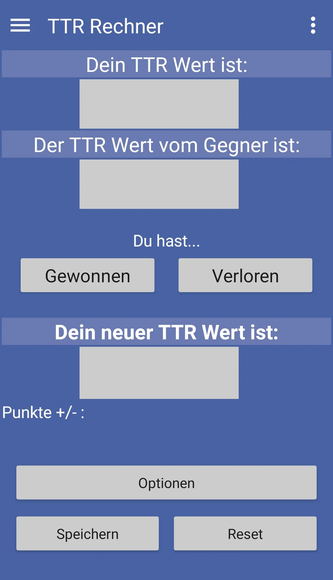 TTR Rechner | Indus Appstore | Screenshot