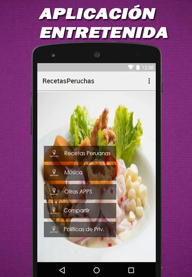 Recetas de Comidas Peruanas | Indus Appstore | Screenshot