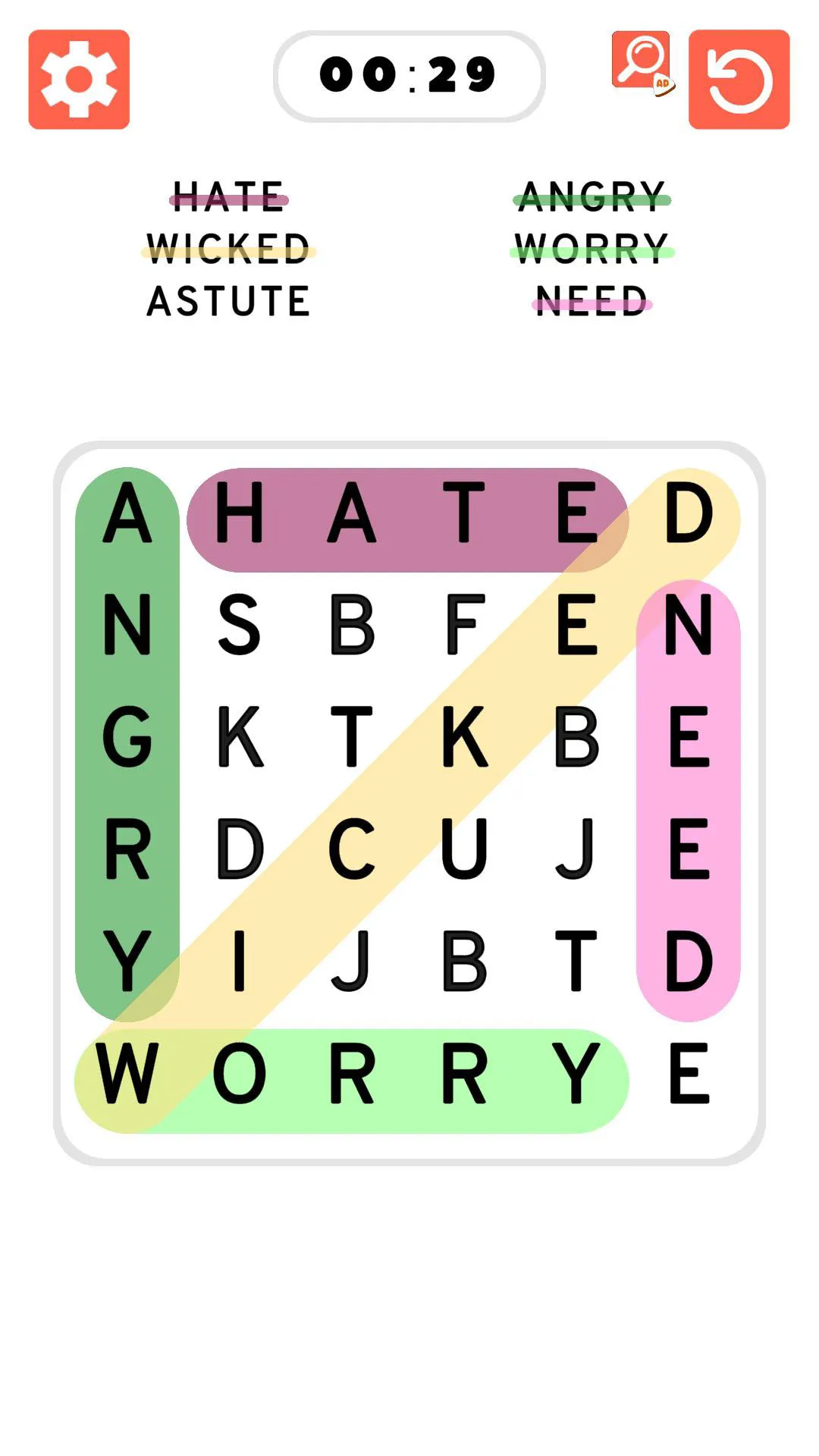 Word Search Games in english | Indus Appstore | Screenshot