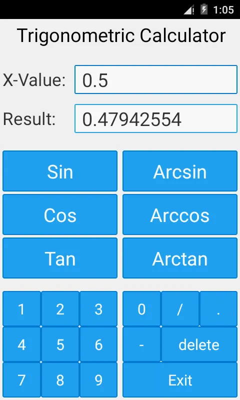 Trigonometric Calculator | Indus Appstore | Screenshot