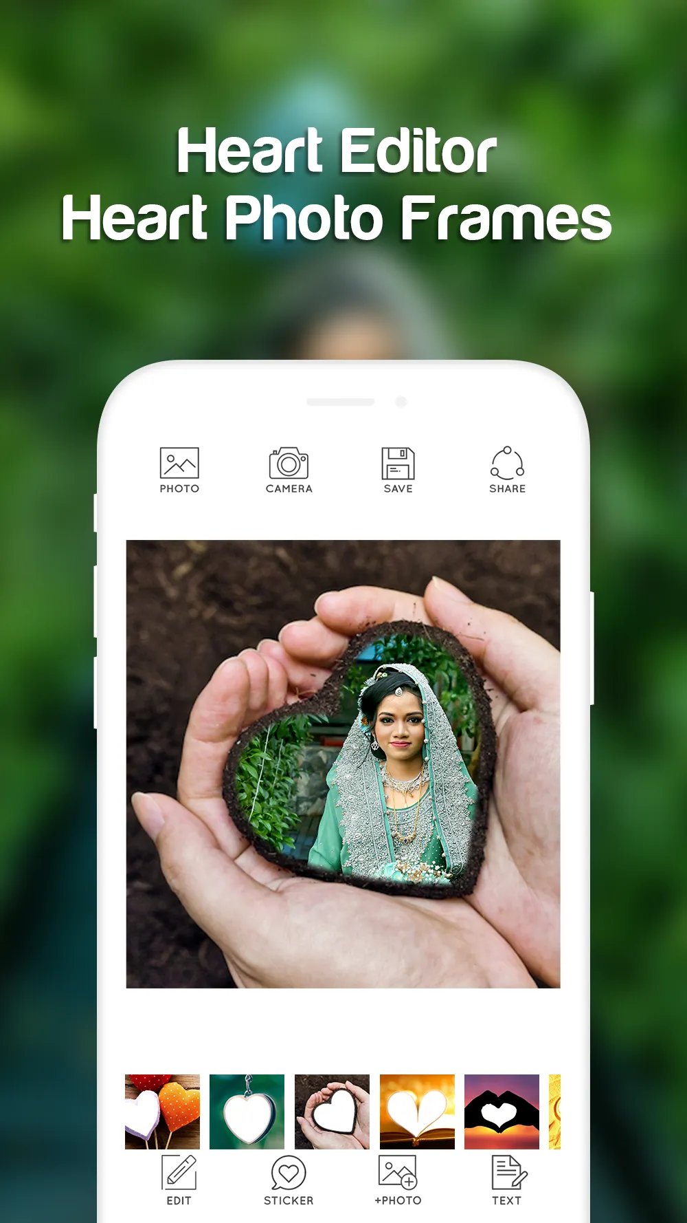 Heart Photo Frames | Indus Appstore | Screenshot