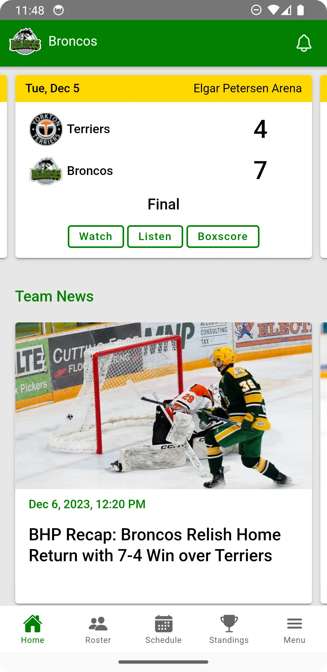 Humboldt Broncos | Indus Appstore | Screenshot