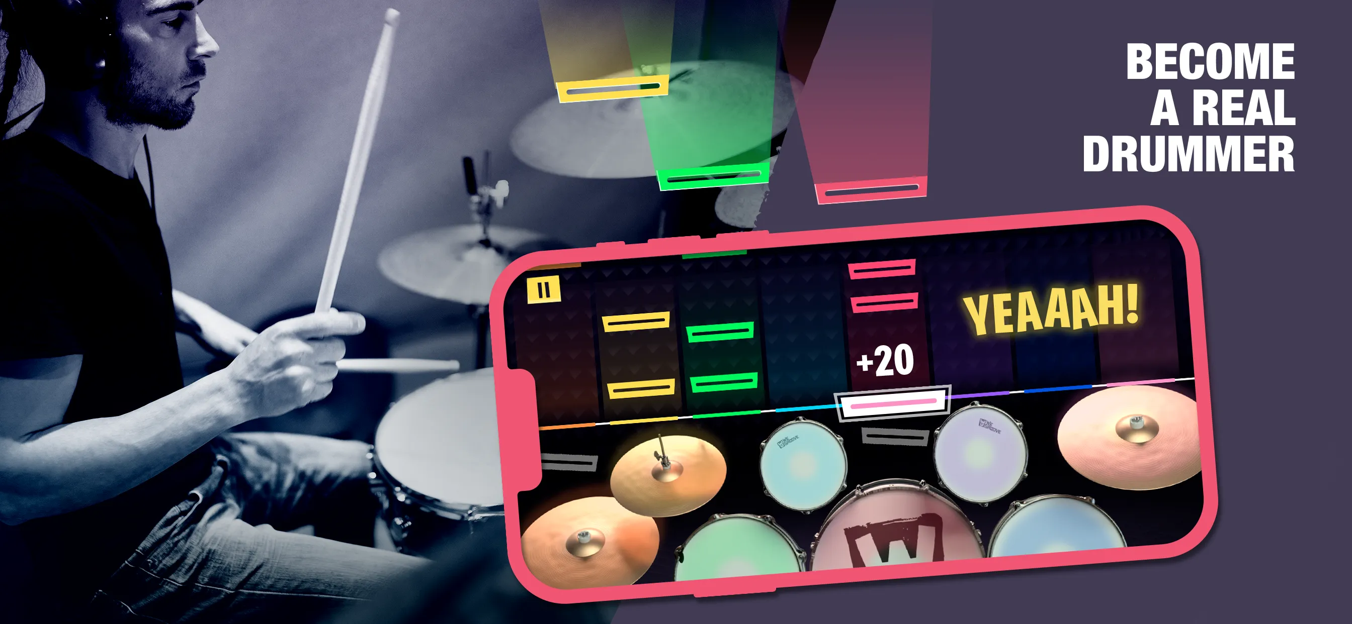 WeGroove: play & learn to drum | Indus Appstore | Screenshot