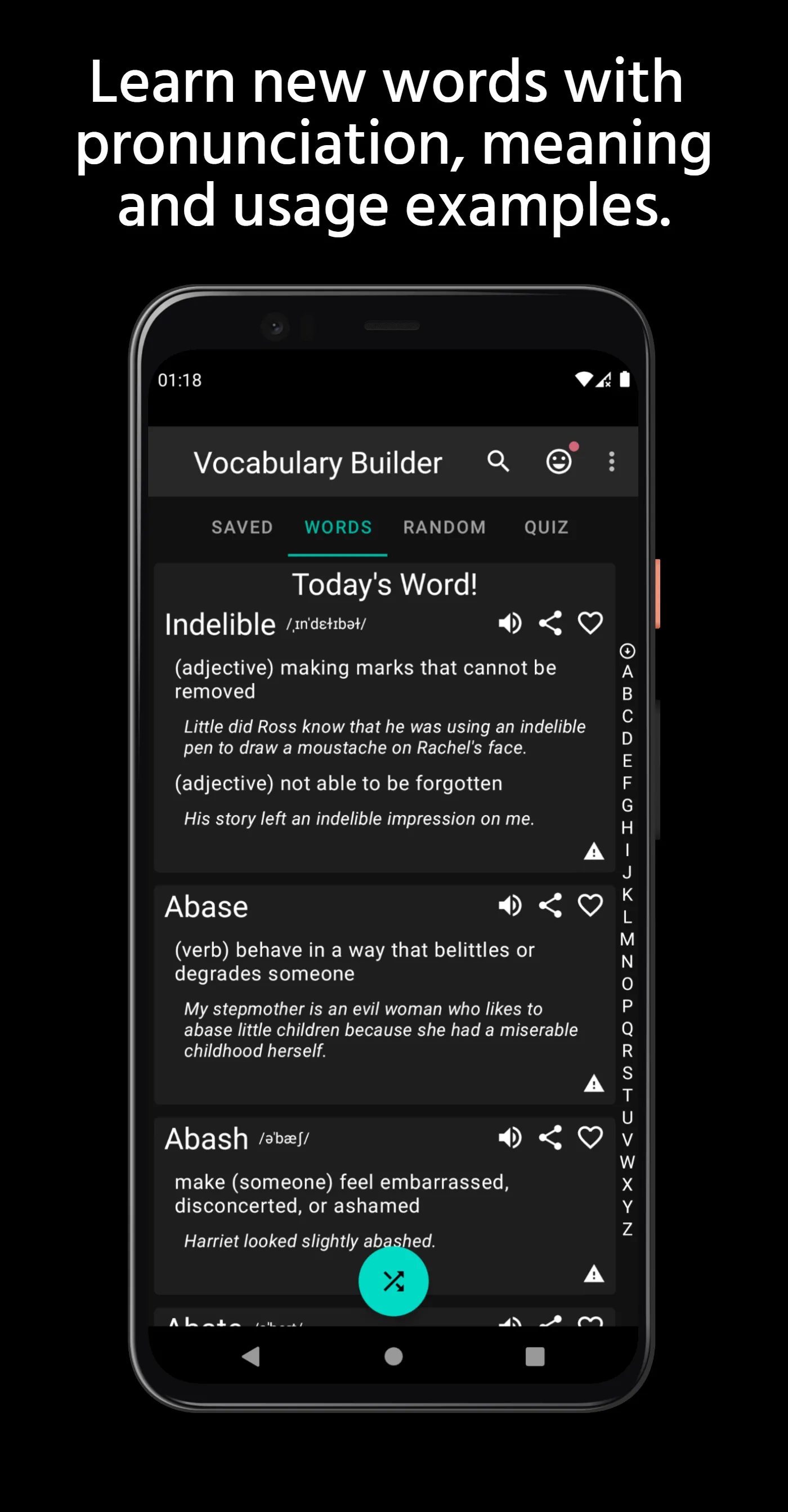 Vocabulary Builder: Daily Word | Indus Appstore | Screenshot