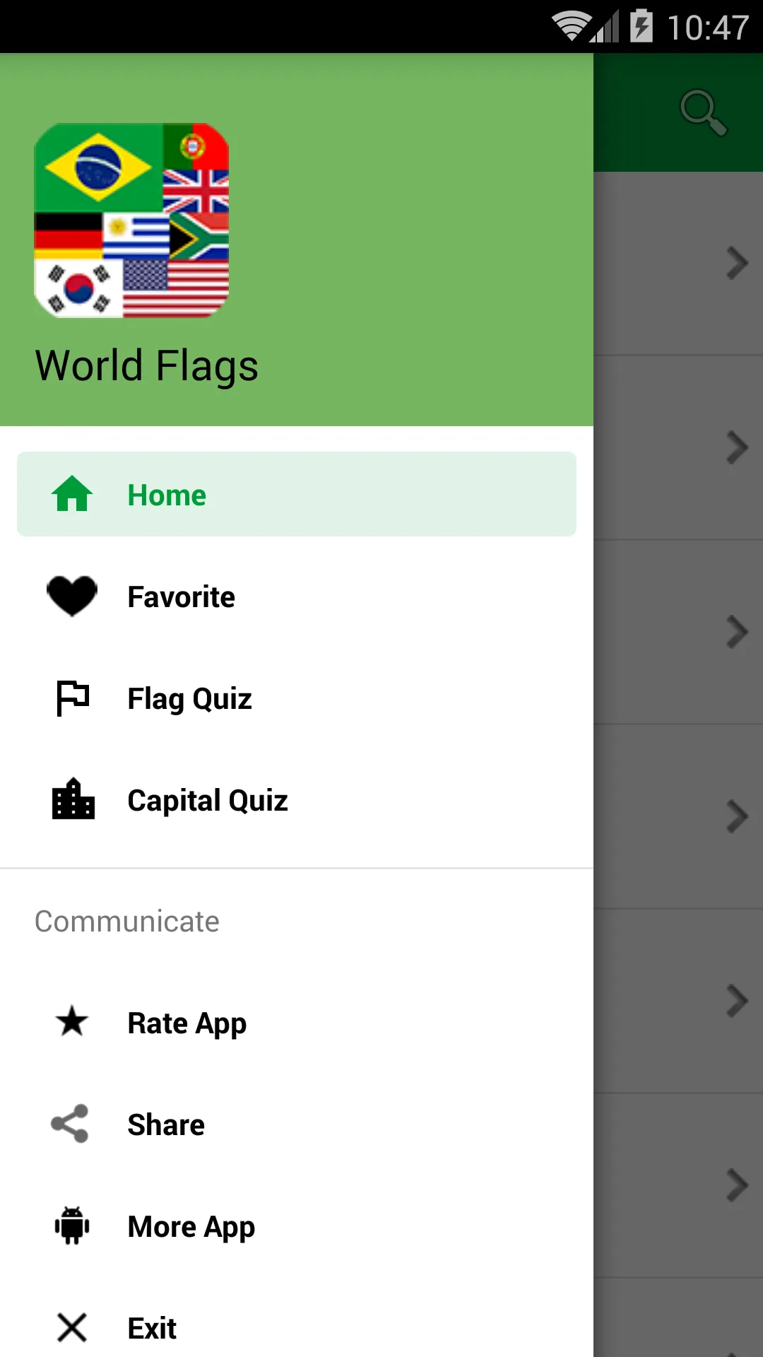 Flags of All Countries of the  | Indus Appstore | Screenshot