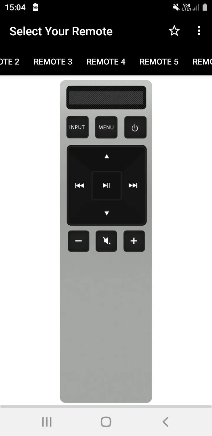 Vizio Soundbar Remote | Indus Appstore | Screenshot