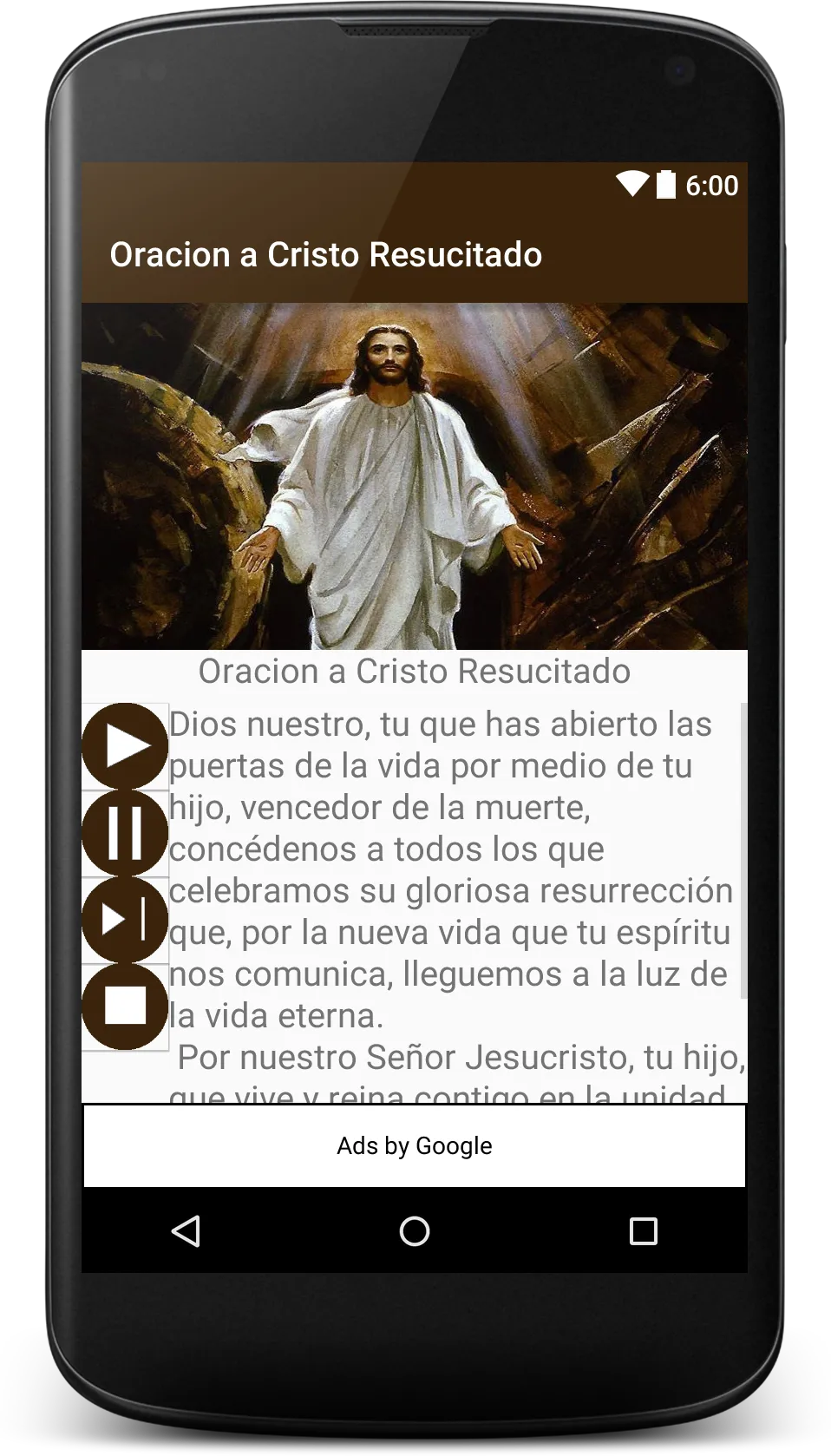 Oracion a Cristo Rescucitado | Indus Appstore | Screenshot