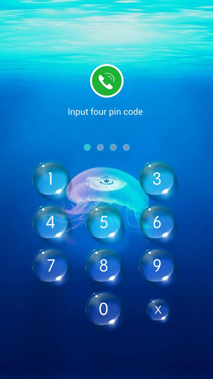 AppLock Theme - Jellyfish | Indus Appstore | Screenshot