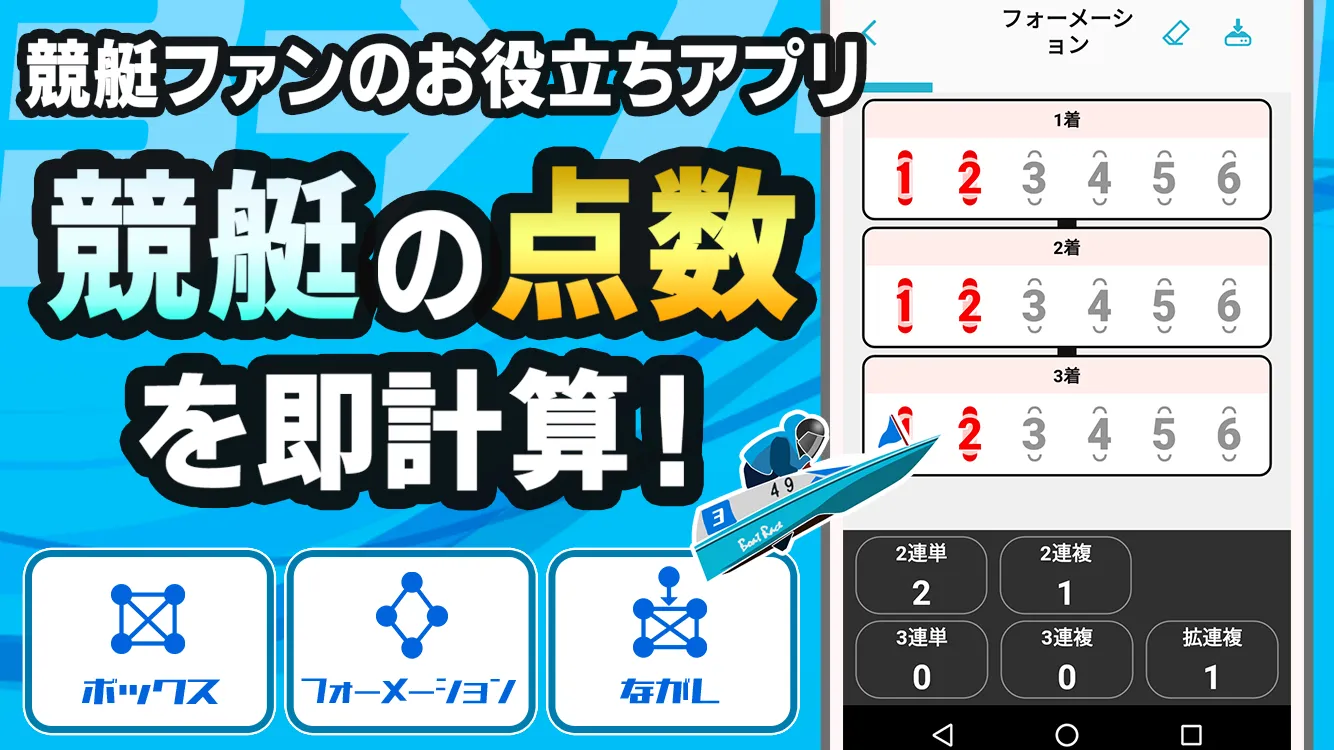 競艇点数 点数の計算で予想 | Indus Appstore | Screenshot