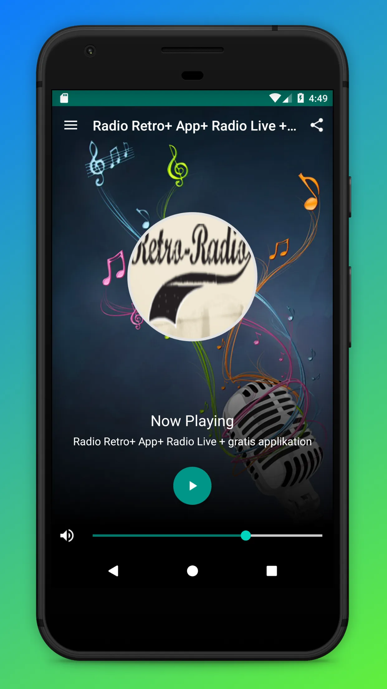 Retro Radio App Danmark Online | Indus Appstore | Screenshot