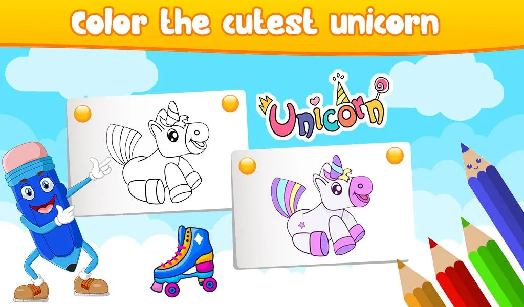 Unicorn Coloring Book | Indus Appstore | Screenshot