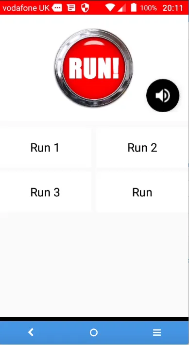 Run! Button | Indus Appstore | Screenshot